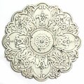 Kd Estanteria Small White Medallion Wall Decor KD3092173